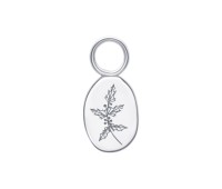 Holly Birth Flower Silver Charms CH-346